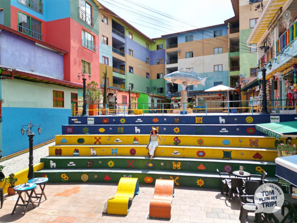 Zocalo Square Guatape Antioquia Colombia